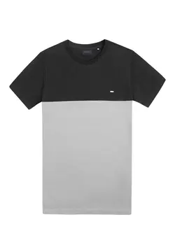 تیشرت یقه گرد مارتین دو رنگ 041