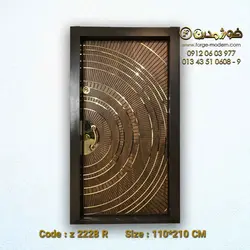 درب ضد سرقت کد Z 2228 R - فورژ مدرن