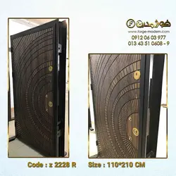 درب ضد سرقت کد Z 2228 R - فورژ مدرن