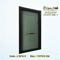 درب ضد سرقت طرح عمودی مدرن کد Z2216R
