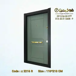 درب ضد سرقت طرح عمودی مدرن کد Z2216R