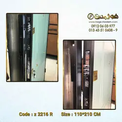 درب ضد سرقت طرح عمودی مدرن کد Z2216R