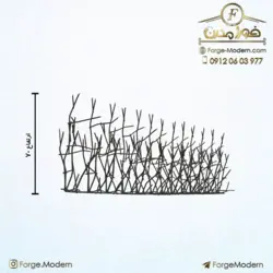 حفاظ بوته ای تراکم 76 ردیف 70 سانت کوره ای
