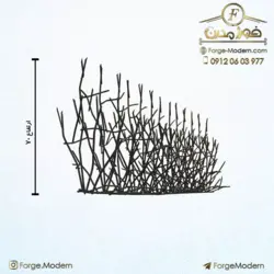 حفاظ بوته ای تراکم 76 ردیف 70 سانت کوره ای