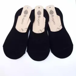 جوراب کالج مشکی اسپرت(پک۳عددی)