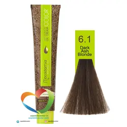رنگ موی بدون آمونیاک ماکادمیا شماره 6.1 بلوند تیره دودی Hair Color MACADAMIA Dark Ash Blonde