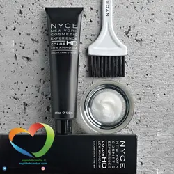 رنگ موی بدون آمونیاک ان وای سی کد 9.9 سری ماسه ای بژ NYCE COLOR HD Sand Beige