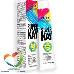 رنگ موی سوپرکی بلوند ماسه ای خیلی روشن  SuperKAY Very Light Sandy Blonde S60 حجم 145 میل