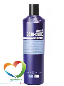 شامپو بوتاکس کیپرو Kaypro Botu-Cure مخصوص موهای صدمه دیده حجم 350 میلی لیتر