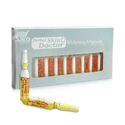 پک ویال مالشی سفید کننده و جوانساز دکتر اسکین 10 عددی