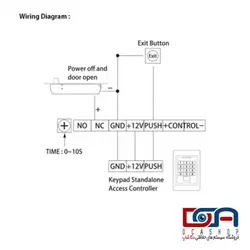 قفل برقی سارو مدل ضامن آهنربایی DP3