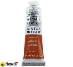 رنگ روغن وینزور اند نیوتون مدل وینتون کد 2 BURNT SIENNA حجم 37 میلی لیتر