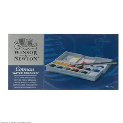 آبرنگ 12 رنگ وینزور اند نیوتن کاتمن cotman water colours