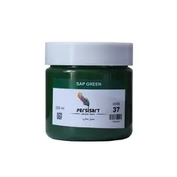 اکریلیک پرسیس آرت حجم 250 میلی لیتر سبز ساپ شماره ی 37