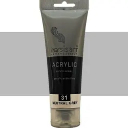 اکریلیک پرسیس آرت رنگ NEUTRAL GREY حجم ۷۵ میلی لیتر شماره ی 31