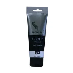 اکریلیک پرسیس آرت رنگ سبز ساپ حجم ۷۵ میلی لیتر شماره ی 37
