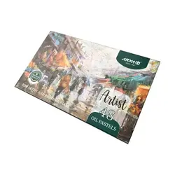 پاستل روغنی 48 رنگ آریا مدل آرتیست