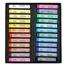 پاستل گچی مونگیو 24 رنگ مدل گچ پاستل مانگیو گالری اصل کره