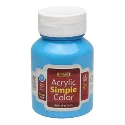 رنگ اکریلیک ساده سوداکو 125 میل رنگ آبی روشن کد 02310