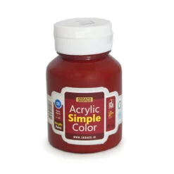 رنگ اکریلیک ساده سوداکو 125 میل رنگ زرشکی کد 02301