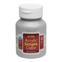 رنگ اکریلیک ساده سوداکو 125 میل رنگ طوسی کد 02395