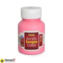 رنگ اکریلیک ساده سوداکو 125 میل رنگ صورتی کد 02394