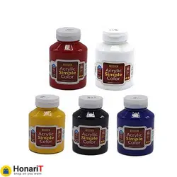 رنگ اکریلیک ساده سوداکو 125 میل رنگ فیروزه ای سیر کد 02349