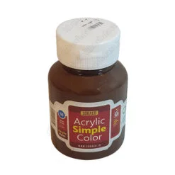 رنگ اکریلیک ساده سوداکو 125 میل رنگ قهوه ای روشن کد 02302