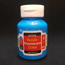 رنگ اکریلیک سوداکو مدل فلورسنت حجم 125 میل آبی کد 02710