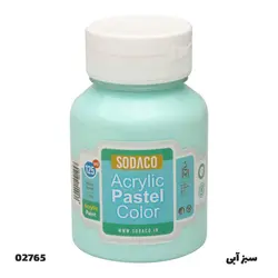 رنگ اکریلیک سوداکو مدل Pastel رنگ سبز آبی کد 02765