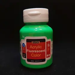 رنگ اکریلیک سوداکو مدل فلورسنت حجم 125 میل سبز کد 02711