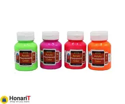 رنگ اکریلیک سوداکو مدل فلورسنت حجم 125 میل قرمز روشن کد 02738