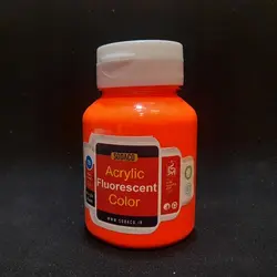 رنگ اکریلیک سوداکو مدل فلورسنت حجم 125 میل نارنجی کد 02704