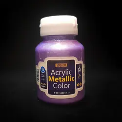 رنگ اکریلیک سوداکو مدل متالیک حجم 125 میل بنفش سیر کد 02247