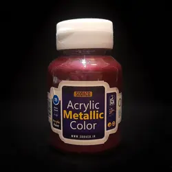 رنگ اکریلیک سوداکو مدل متالیک حجم 125 میل زرشکی کد 02201