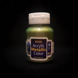 رنگ اکریلیک سوداکو مدل متالیک حجم 125 میل زیتونی کد 02239