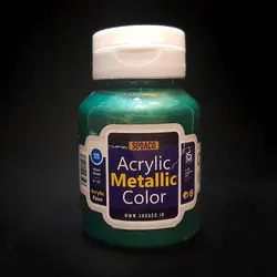 رنگ اکریلیک سوداکو مدل متالیک حجم 125 میل سبز سیر کد 02243
