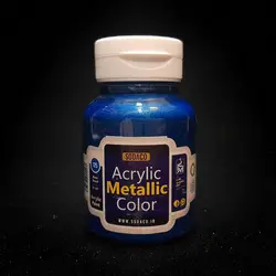 رنگ اکریلیک سوداکو مدل متالیک حجم 125 میل سرمه ای کد 02222