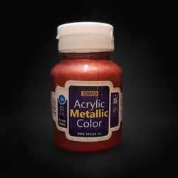 رنگ اکریلیک سوداکو مدل متالیک حجم 125 میل شرابی کد 02280