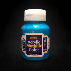 رنگ اکریلیک سوداکو مدل متالیک حجم 125 میل فیروزه ای کد 02293