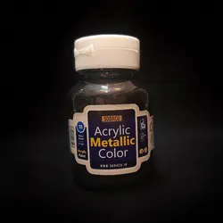 رنگ اکریلیک سوداکو مدل متالیک حجم 125 میل قهوه ای سیر کد 02241