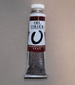 رنگ روغن تک رنگ 50 میل ماریس شماره 684 رنگ burnt sienna