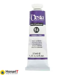 رنگ روغن وستا 37 میل بنفش شماره 51