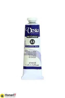 رنگ روغن وستا 37 میل آبی شماره 33