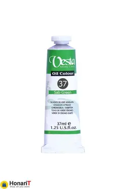 رنگ روغن وستا 37 میل سبز شماره 37