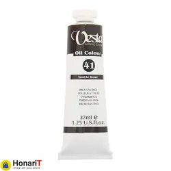 رنگ روغن وستا 37 میل قهوه ای ونداک شماره 41