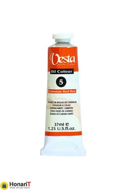رنگ روغن وستا 37 میل قرمز شماره 5
