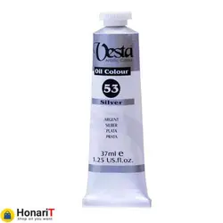 رنگ روغن وستا 37 میل نقره ای شماره 53