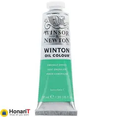 رنگ روغن وینزور اند نیوتون مدل وینتون کد 18 EMERALD GREEN حجم 37 میلی لیتر
