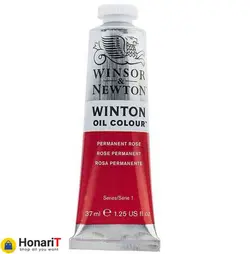 رنگ روغن وینزور اند نیوتون مدل وینتون کد 49 PERMANENT ROSE حجم 37 میلی لیتر